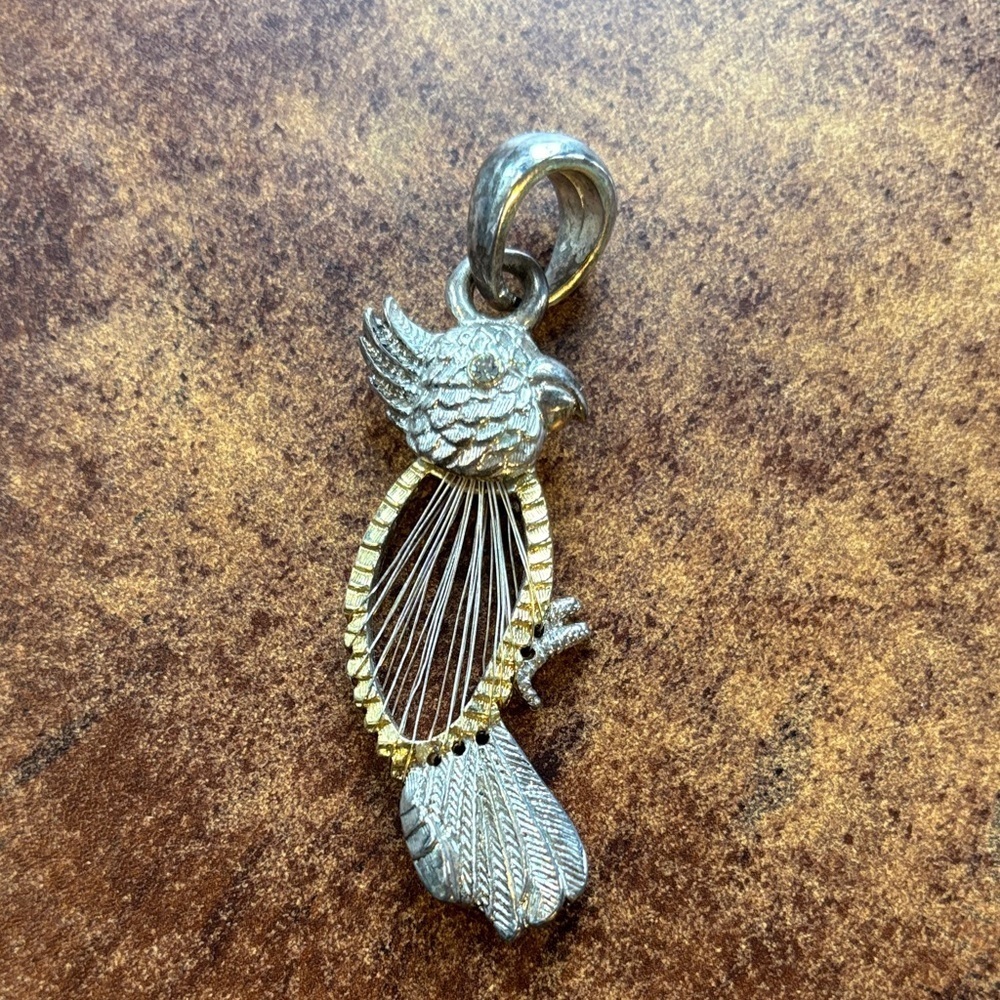 Parrot necklace pendant